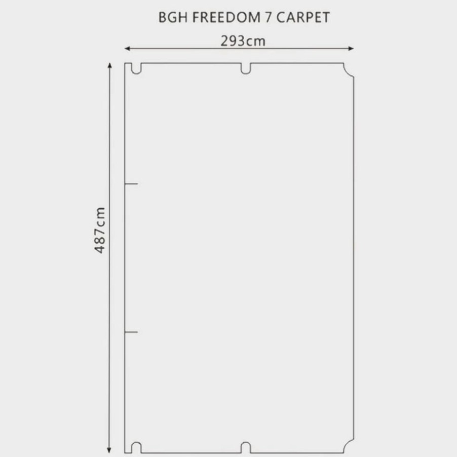 Tent Accessories * | Berghaus Freedom 7 Tent Carpet