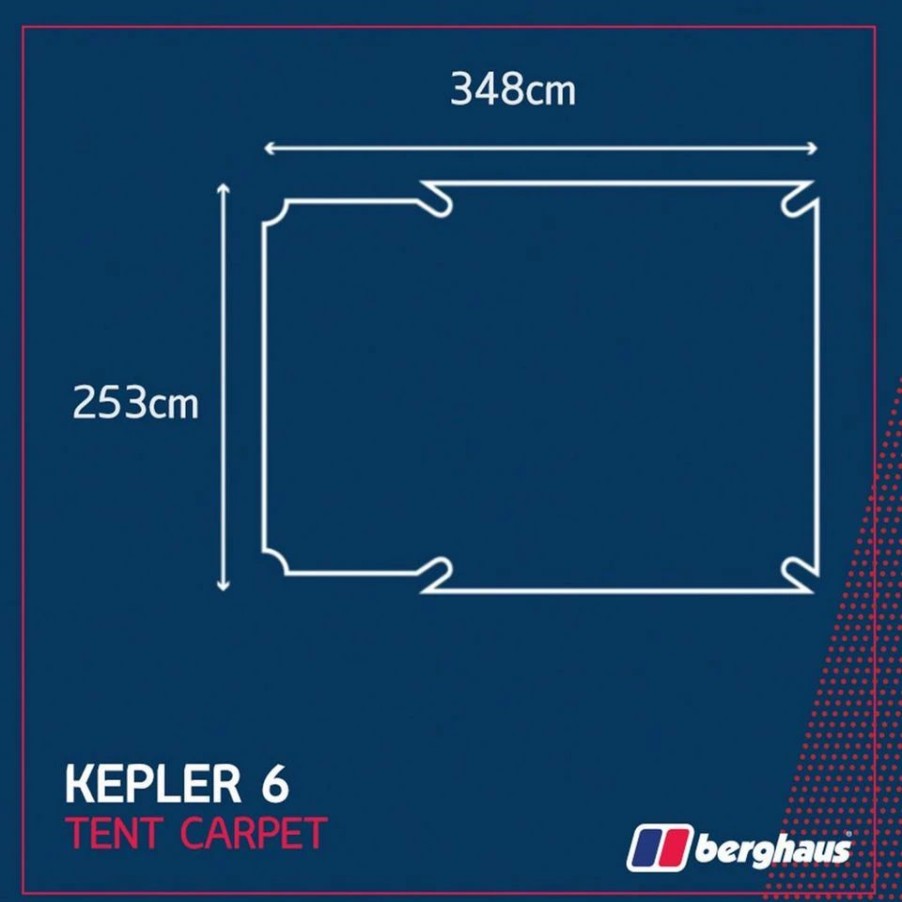 Tent Accessories * | Berghaus Kepler 6 Tent Carpet