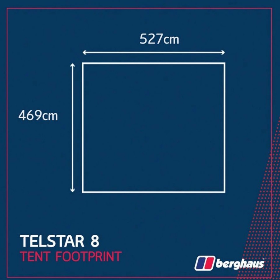 Tent Accessories * | Berghaus Telstar 8 Tent Footprint