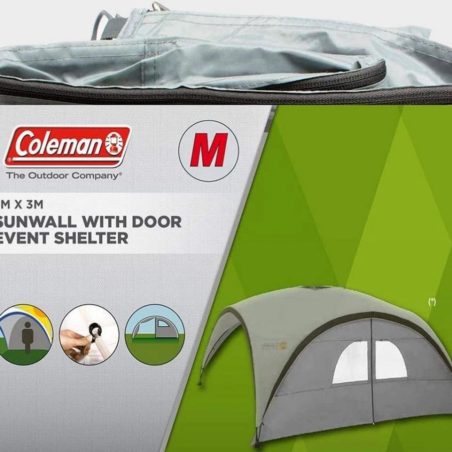 Tent Accessories * | Coleman Fastpitch Event Shelter Pro L Sunwall With Door